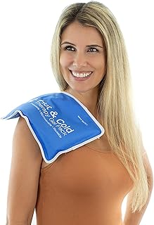 Roscoe Medical Gel Ice Packs Reusable and Cold Packs for Injuries Reusable, Shoulder Ice Pack, Knee Ice Pack, Hot and Cold Pack, Ice Pack for Back, 7.5 x 11 Inches, Medium Ice Pack