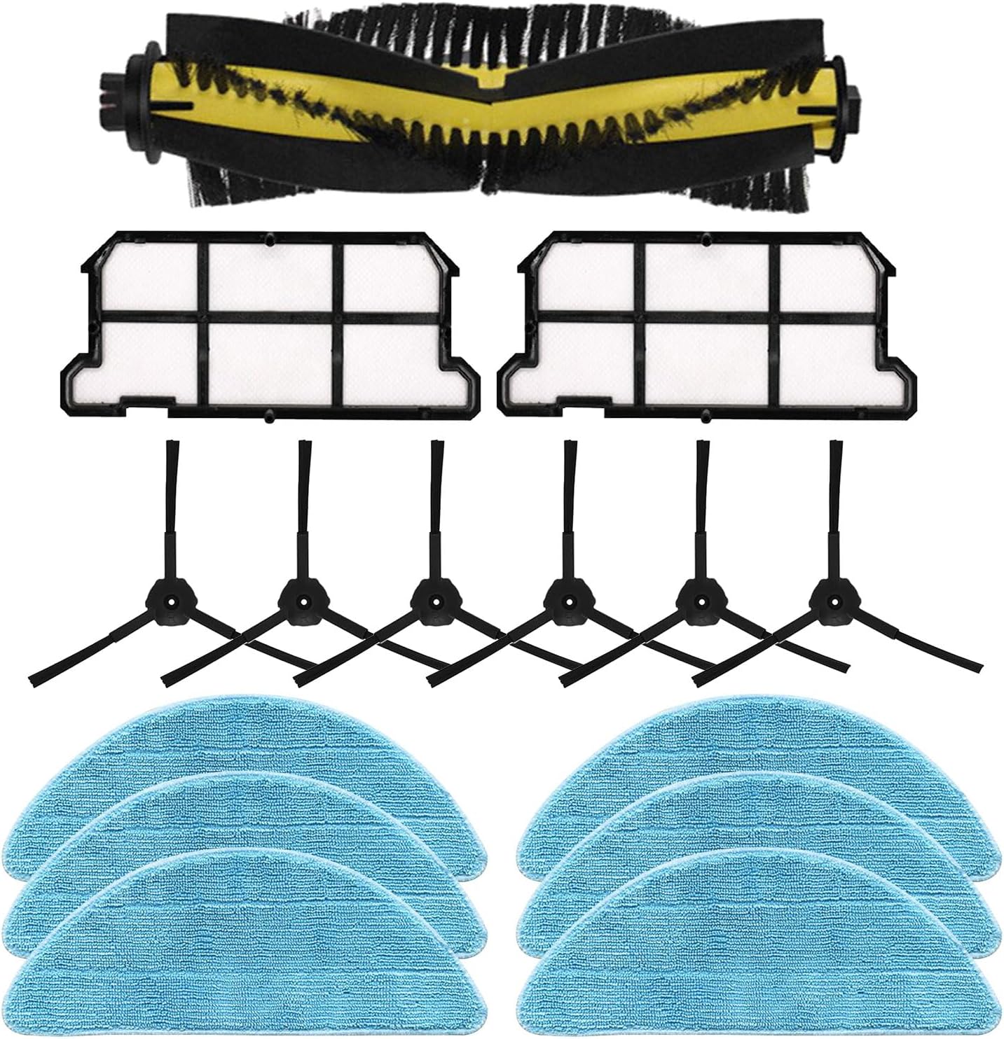 Perfectly Mop Cloth Filter Side Brush Replacement Part Sweeping Robot Accessories For V7S