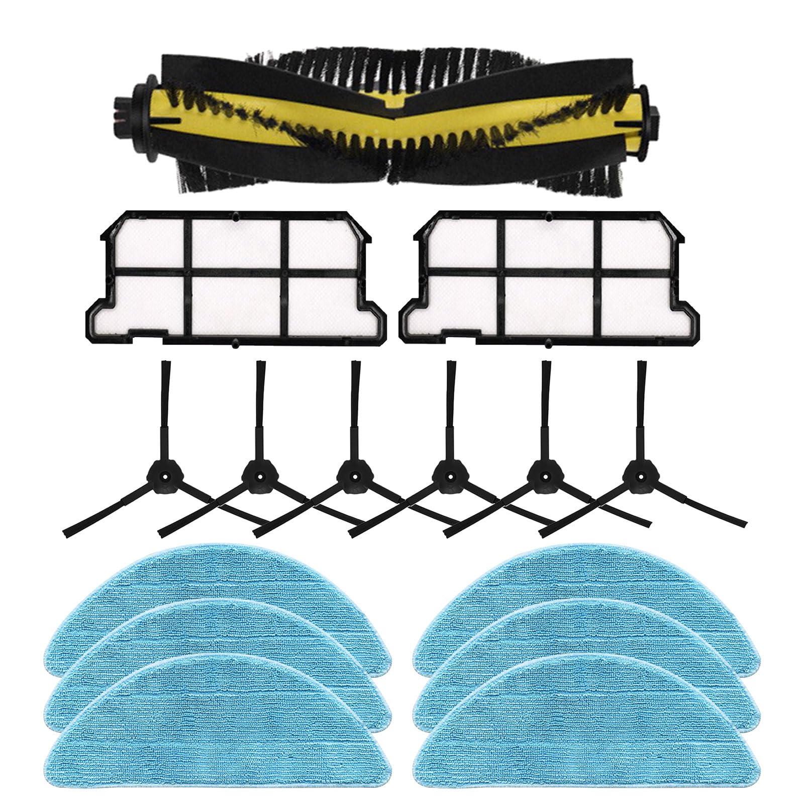 Buxuaaaa Roller Brush Sweeping Robot Side Brush Robot Vacuum Accessories ABS for V7S Spare Parts