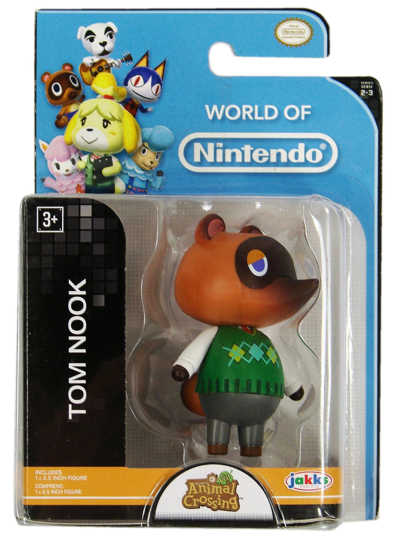 World of Nintendo Figura de acción de Tom Nook 2,5 Inch