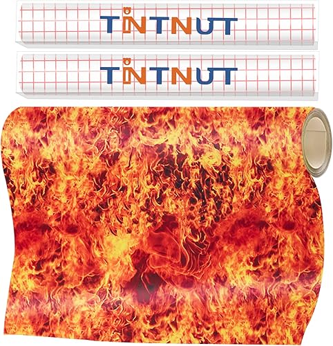 Miniatura 8 de Tintnut Rollo de vinilo permanente de pata de gallo, 12 pulgadas x 5 pies, vinilo adhesivo estampado compatible con máquina Cricut, vinilo