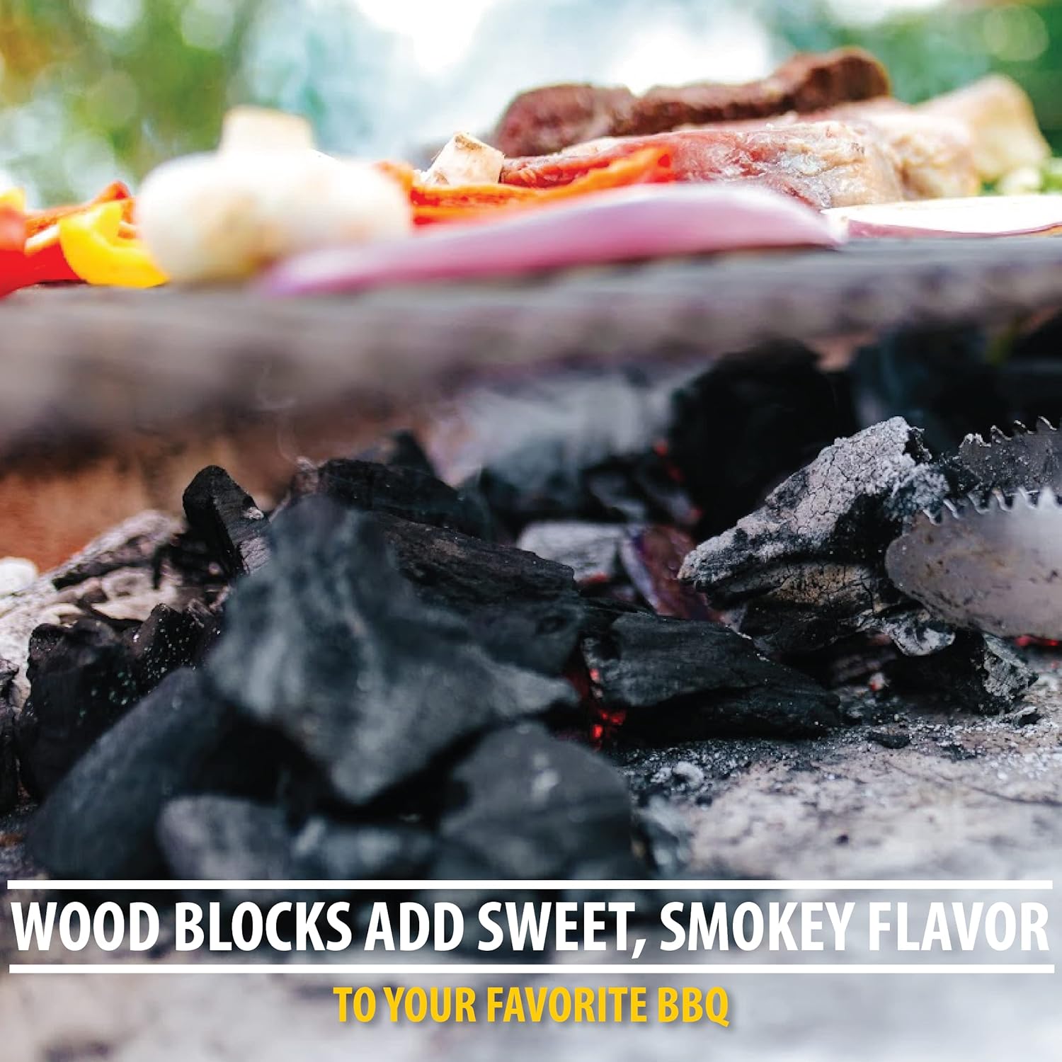 FOGO Fogostarters Natural Fire Starters, 30 Count Box and FOGO Barrel Proof Bourbon Barrel Blocks, Cask Strength Smoking Wood Chunks for Grilling, 2 Pound Resealable Bag, Bundle