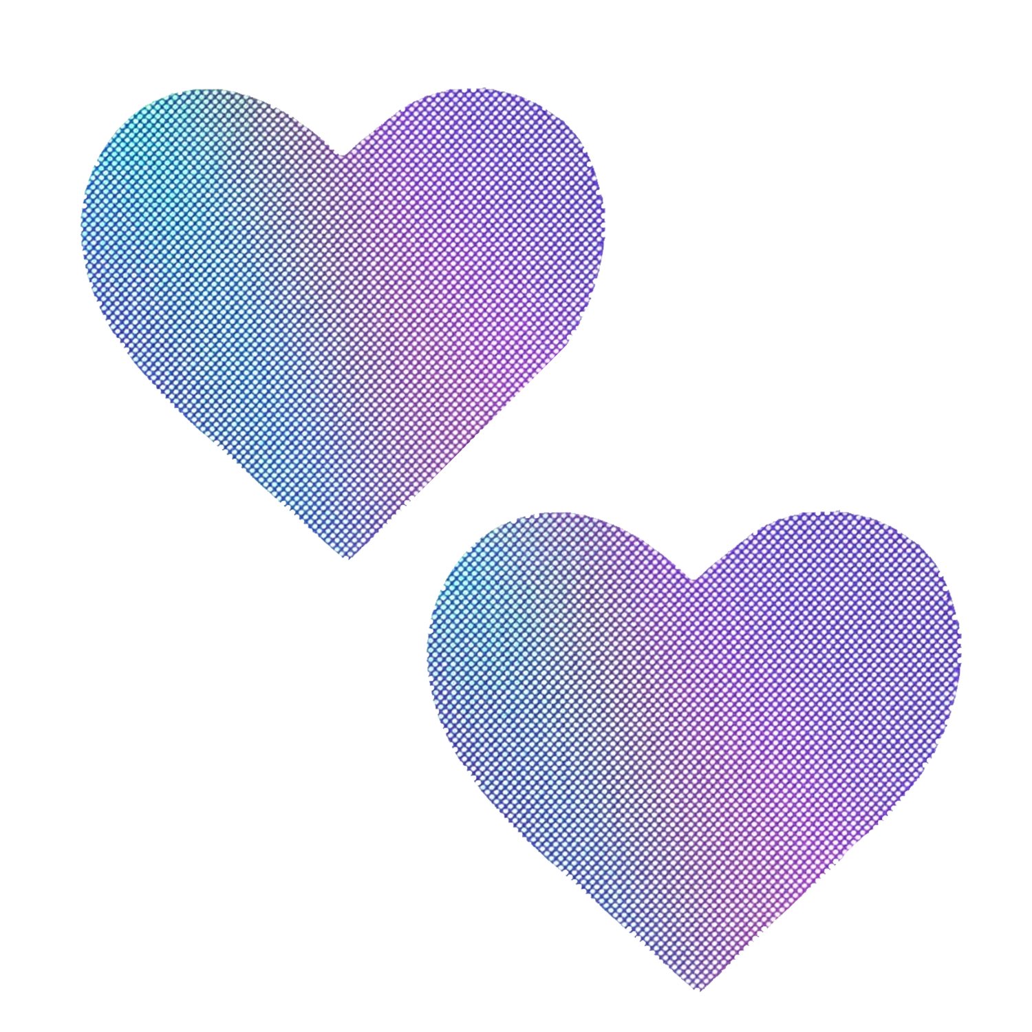 Neva Nude Iridescent Crystal Beamz Nipztix Pasties Nipple Covers for Festivals, Raves, Lingerie and More, Made in USA