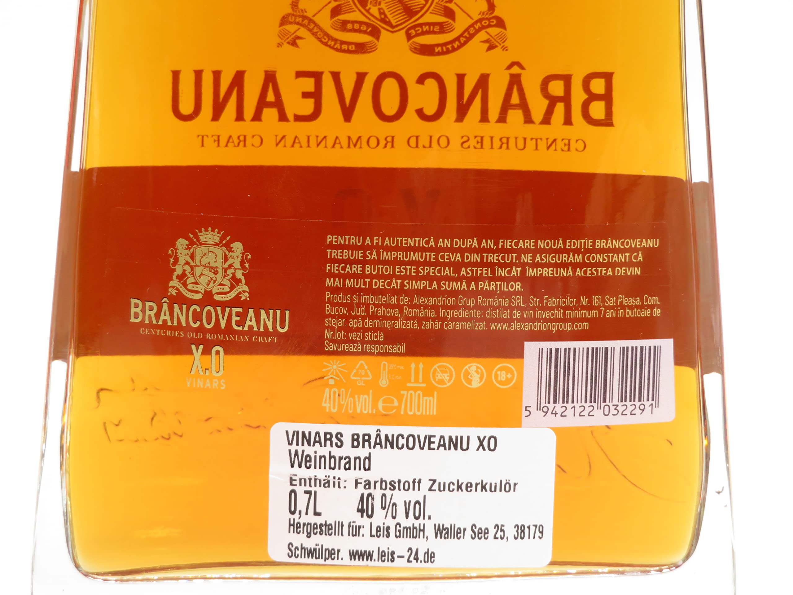 Brandy Brâncoveanu X.O 700ml | Amazon.com.br