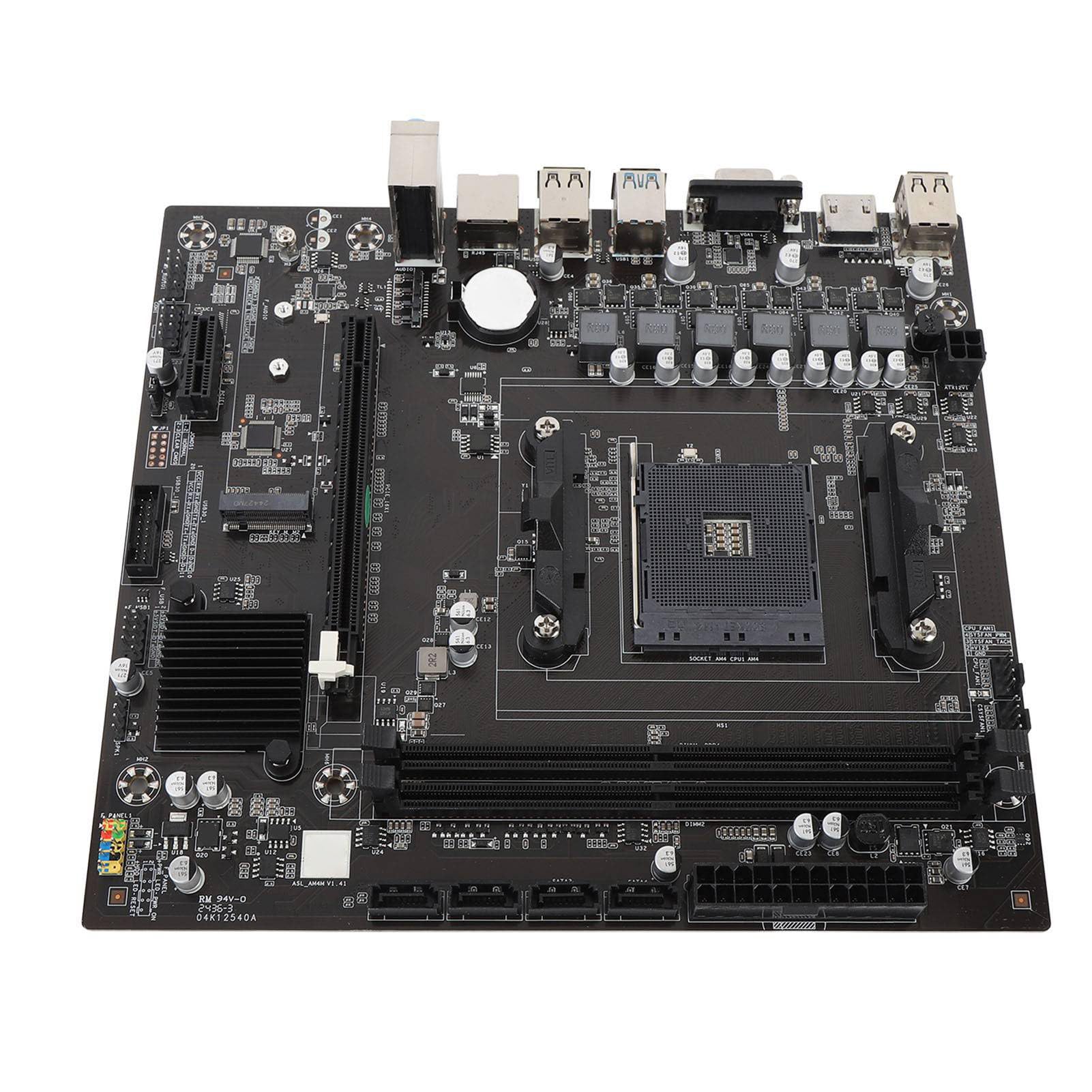 Płyta Główna Gier, Płyta Główna M-ATX B450, Podwójna kanał DDR4 Płyta Główna, Obsługuje 1st do Procesorów 5. Generacji, dla 5 5600X, 9 3950X i 7 5800X