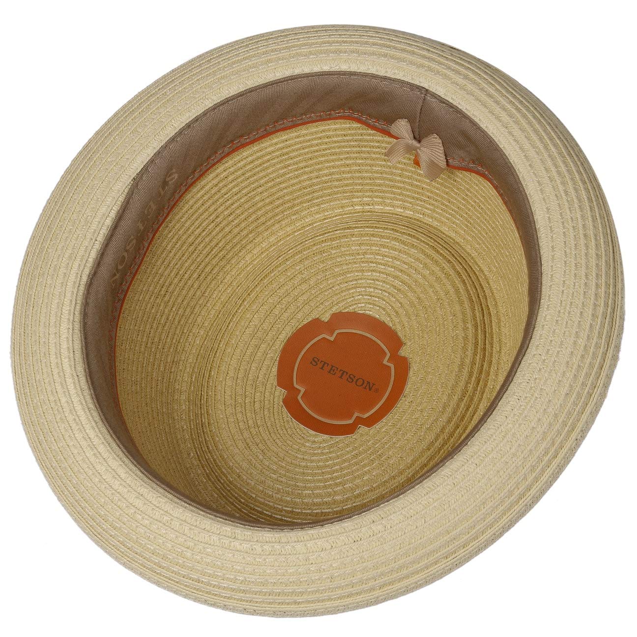 CAPPELLISHOP Licano Cappello Pork Pie di Paglia Protezione UV 40 Unisex Primavera Estate