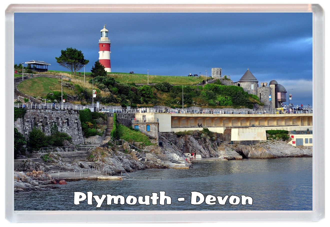Plymouth - Devon - Jumbo Fridge Magnet ID756