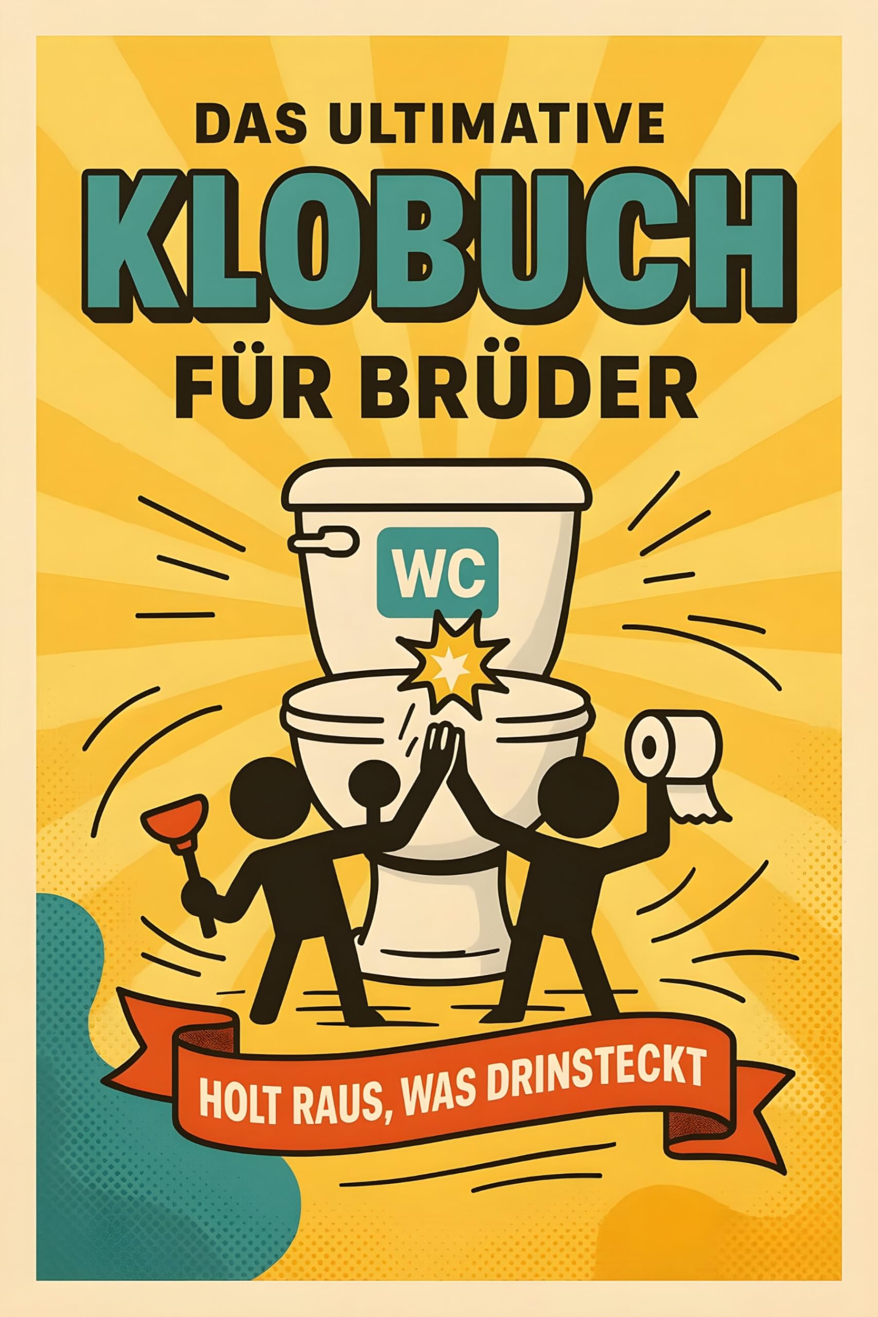 Das ultimative Klobuch für Brüder: Holt raus, was drinsteckt. Lustiges Geschenk mit Lifehacks, Fun Facts und Geschichten