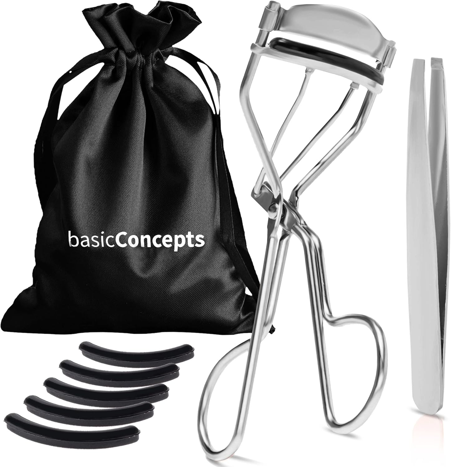 Eyelash Curler Kit (Rose Gold), Premium Lash Curler for Perfect Lashes