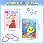 Go Fish,Old Maid Card Games, Go Fish Card Game for Kids 4-8, Card Games for Toddler 2-4 Years, Easy to Learn,Easter Basket Stuffers Gifts Ideal, Fun for Family Game Night Travel Preschool Classroom