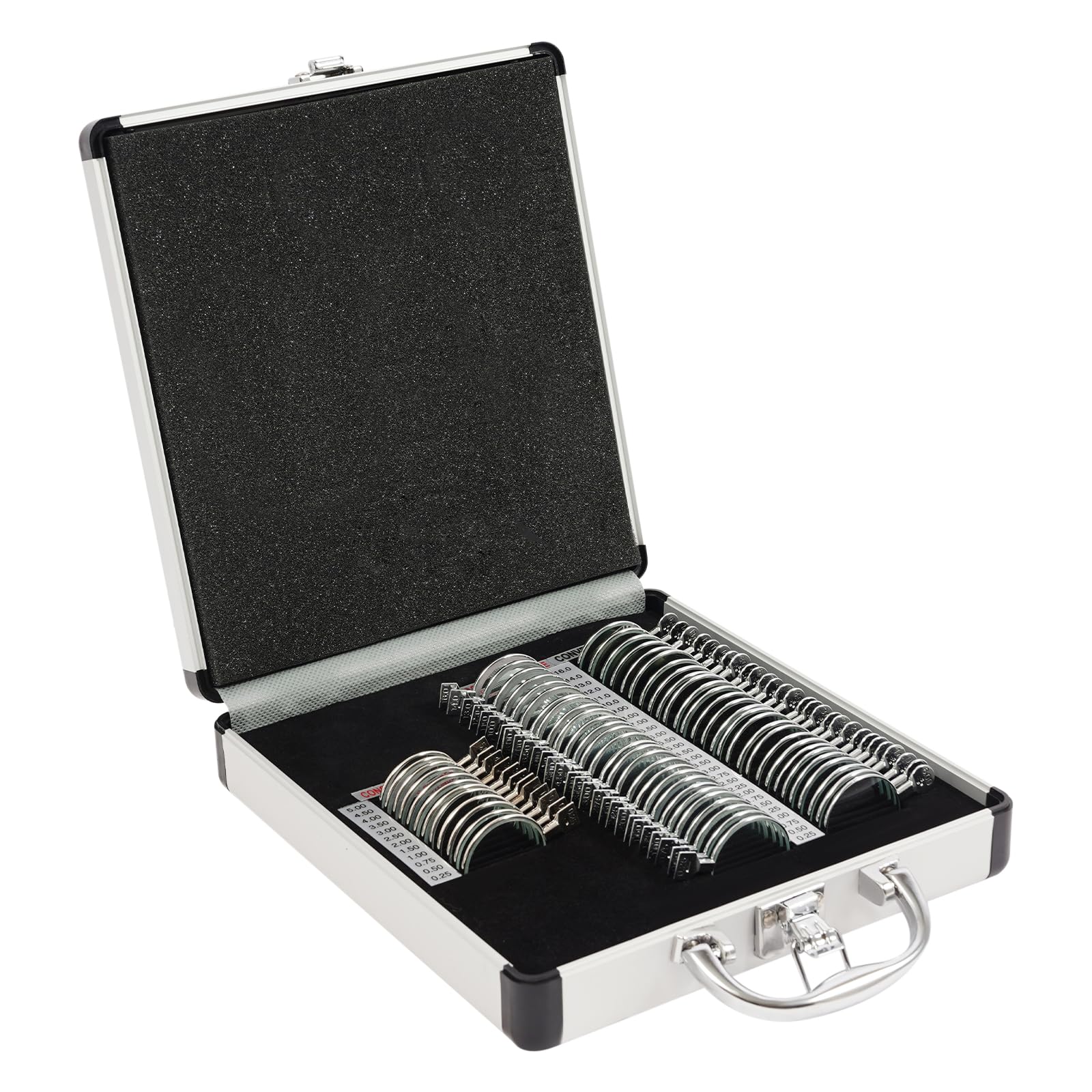 SHZICMY 68PCS Optical Trial Lens Set Optometry Kit, Professional Optometry Equipment with Metal Rim & Storage Case