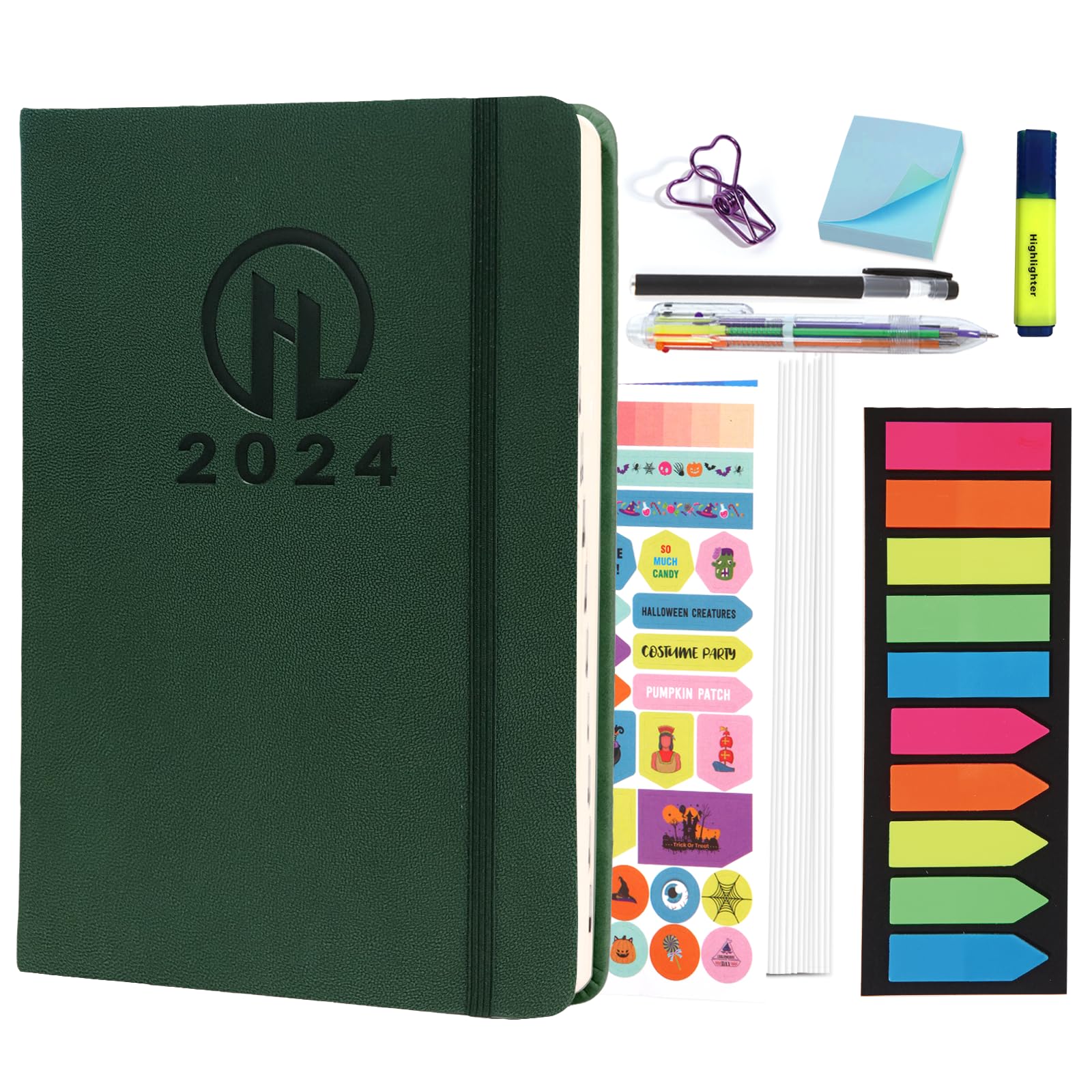 Day Planner 2024 One Page A Day/Calendar (Jan 2024 to Dec 2024) Agenda Appointment Journal Planner Calendar Notebook 352 Pages 8.26 * 5.7