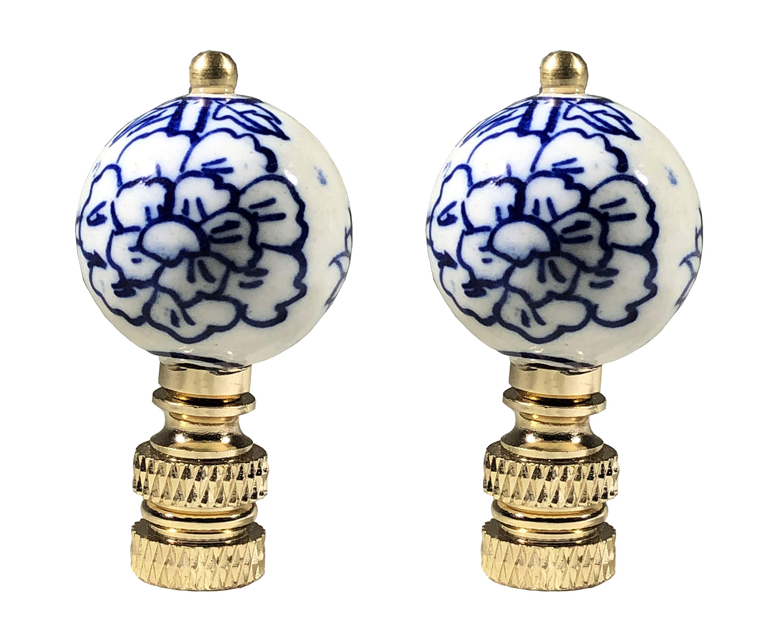 Royal Designs Chinoiserie Carnation Finial