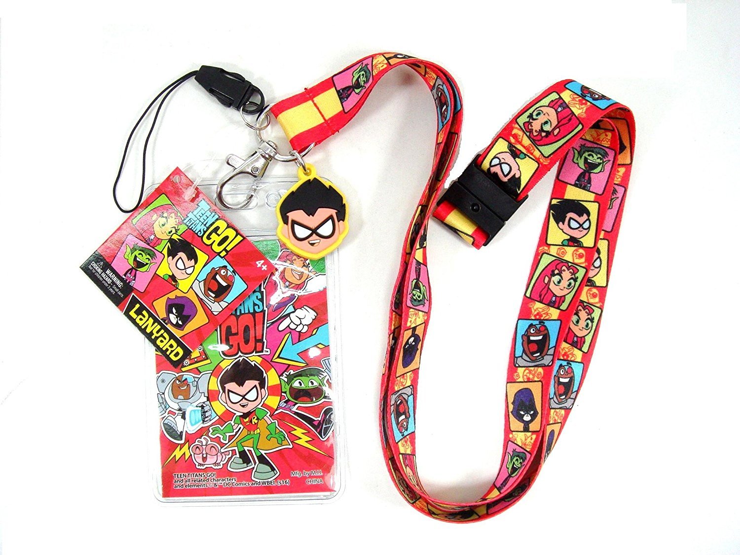DC Teen Titan Lanyard with PVC Dangle