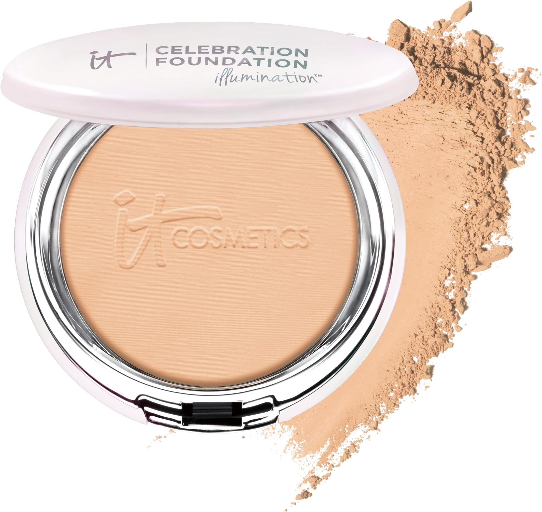Celebration Foundation Illumination - Full-Coverage, Anti-Aging Powder Foundation - Blurs Pores, Wrinkles & Imperfections - 0.3 oz