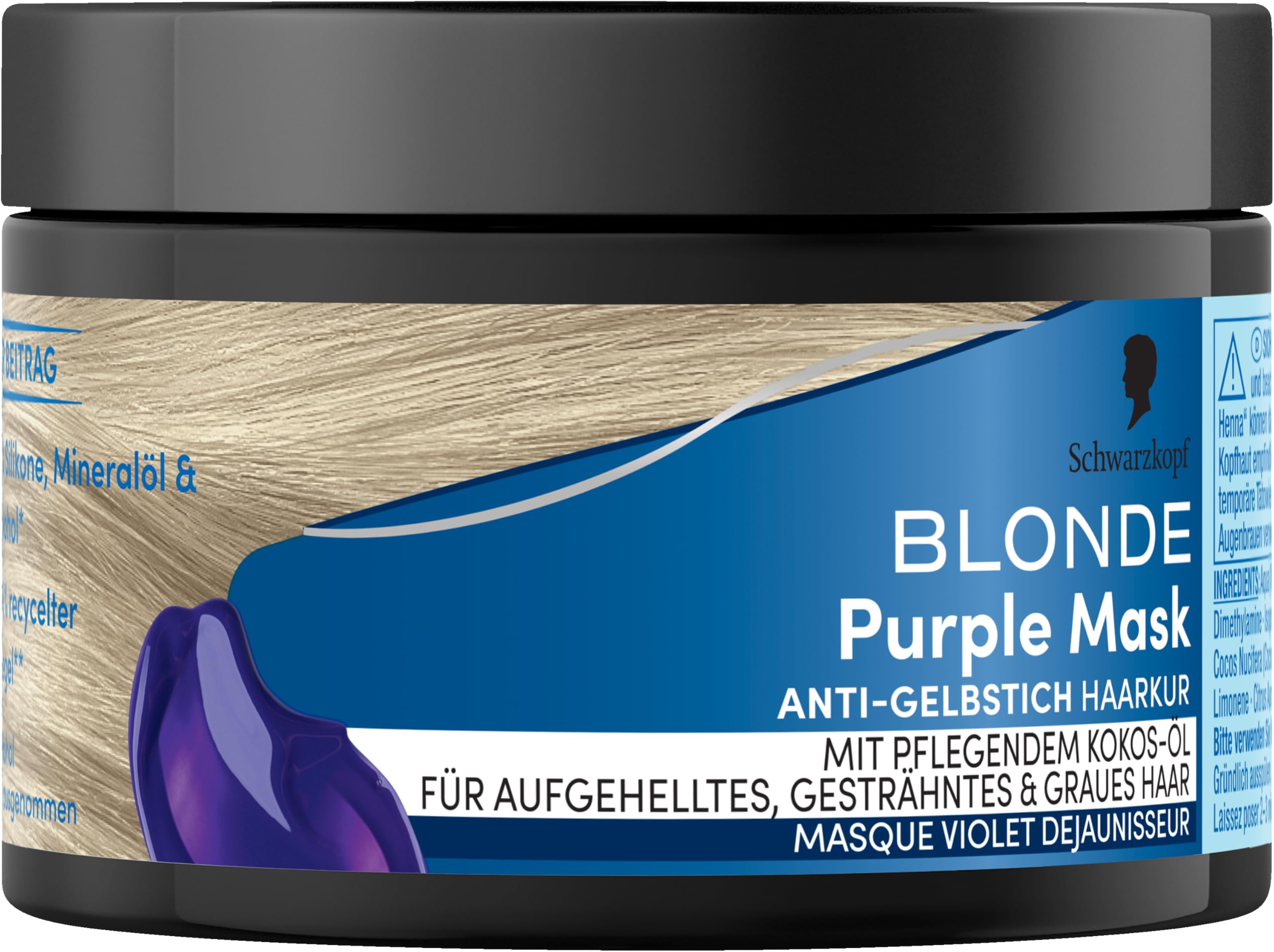 Schwarzkopf Blonde Purple Maska do Włosów, Blonde, 150 ml