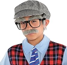 Grandpa Cos tume Kit - Child Standard, Multicolor - 3 Pcs.