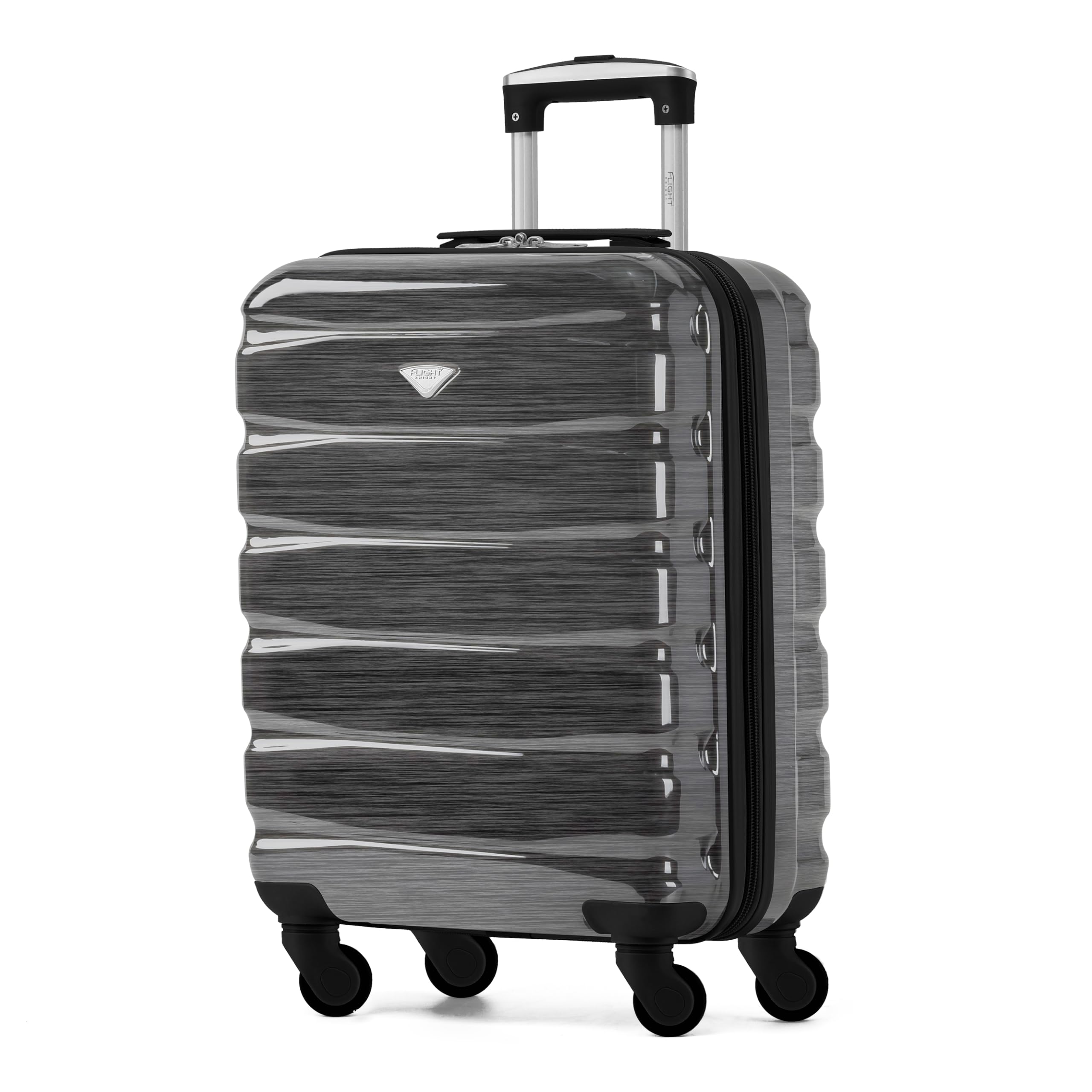 Flight Knight Lightweight 4 Wheel ABS Hard Case Medium Suitcase Approved for Over 100 Airlines Including easyJet, British Airways, Ryanair, Jet2, Emirates & Many More - Check-in Medium Size 25" — view 90