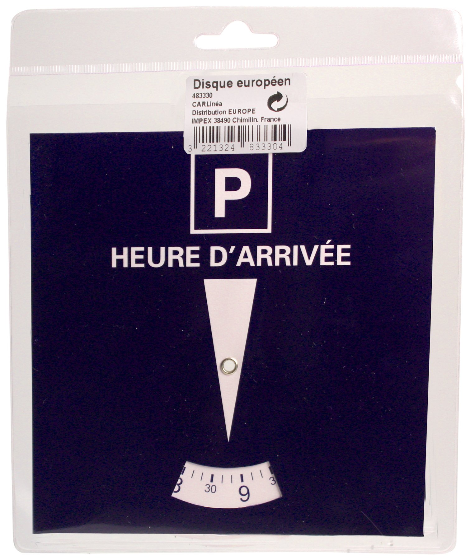 Carlinea 483330 Disque de Stationnement Zone Bleue