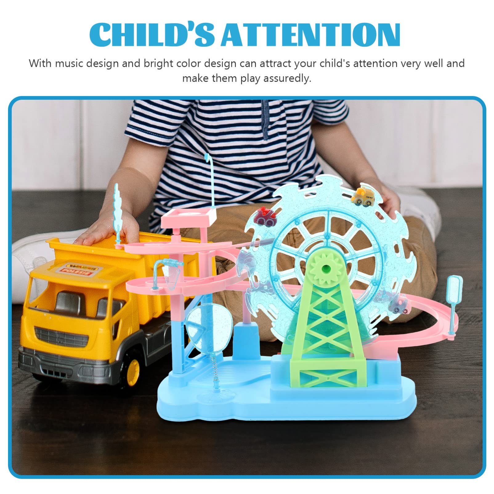 Abaodam 1 Set Giocattolo toys for kiddikutter macchinina cars automobile giocattoli per blocchi da arrampicata in schiuma pista giocattoli salire le scale giocattoli plastica