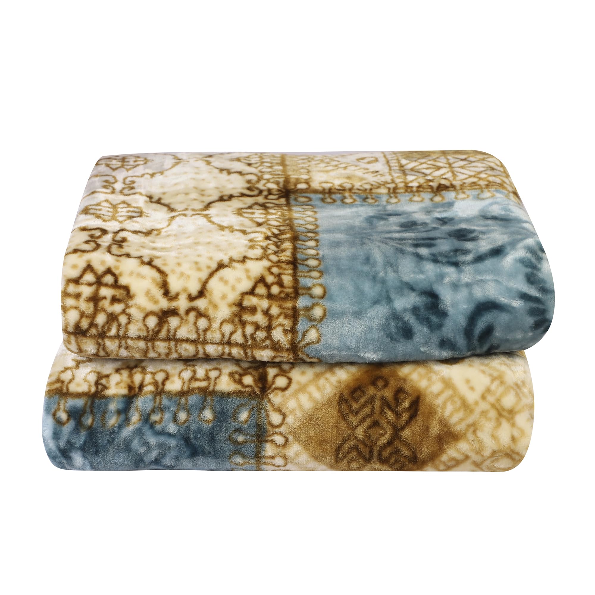 Nivasam Polyester Double Bed Blanket | Single Ply | Heavy Summer Blanket | Perfect for Ac Room/Winters | 220 Cm X 275 Cm | 2.8Kg (Egyptian Sand), Anandhi, 500 TC (B0CG3JQX3V) Amazon Price History, Amazon Price Tracker