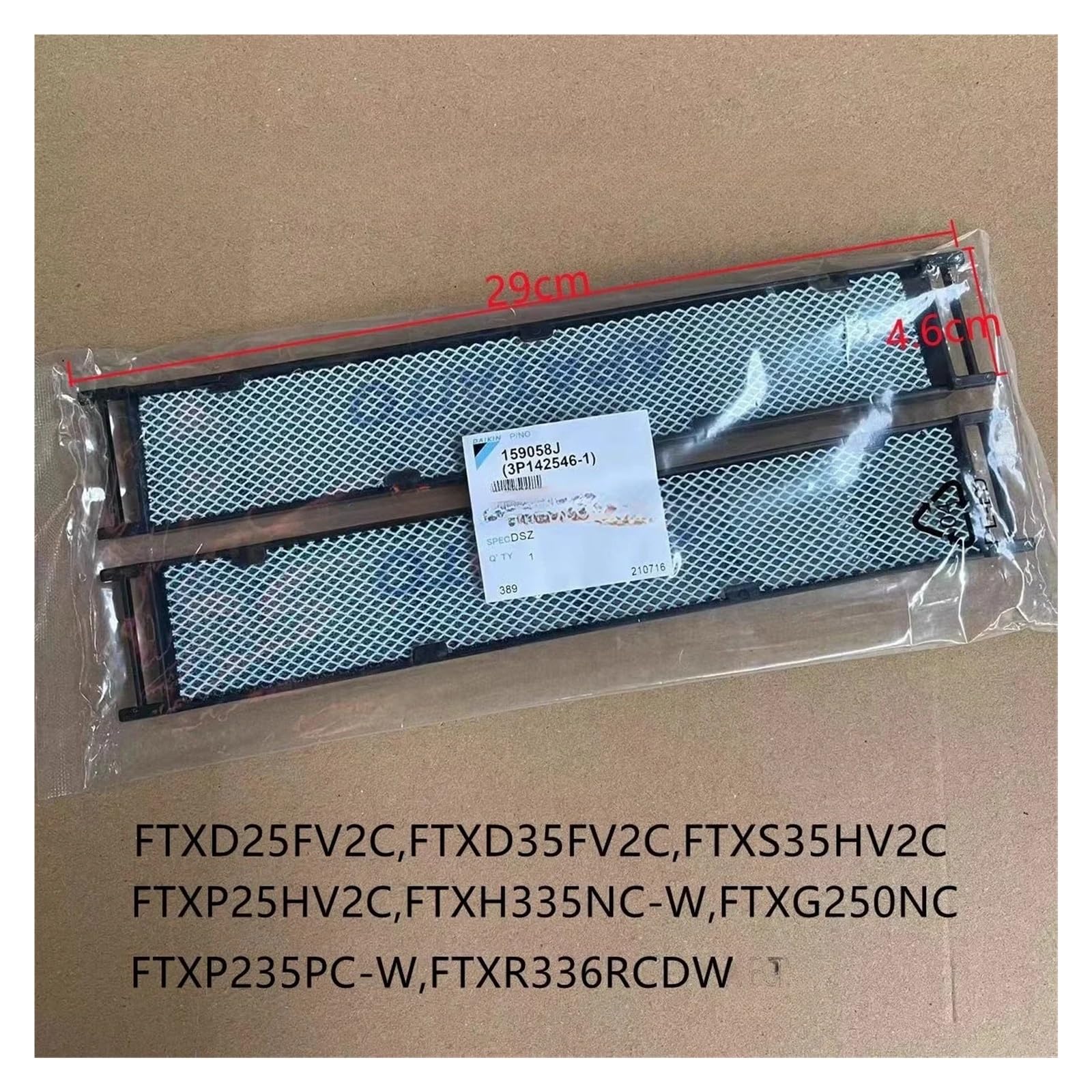 Compatibile Con Daikin, Filtro Di Collegamento Del Condizionatore D'aria UP-filtro In Titanio Fotocatalitico FTXD FTXS FTXH35FV2(2pcs)