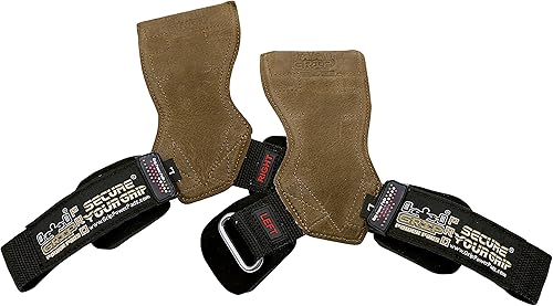 Miniatura 3 de Lifting Grips PRO - Guantes de peso resistentes, correas de gimnasia alternativas a los ganchos de potencia, peso muerto, ajustable, de neopreno,