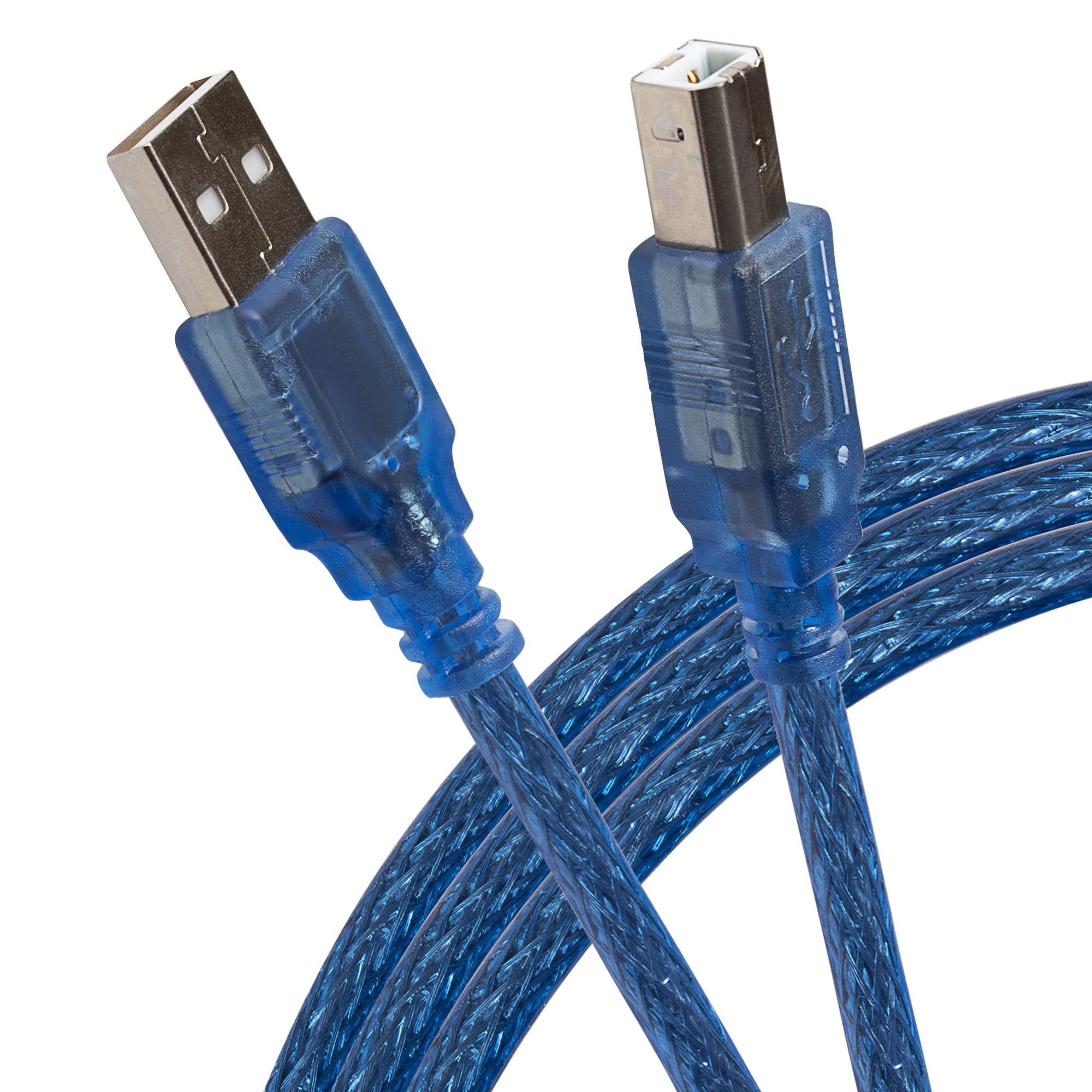 Maplin Men's Blue Usb-A To Usb-B Cable - 1M
