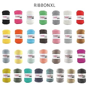 その他 DMC - Hoooked Ribbon XL Silver Grey Hoooked Ribbon XL Yarn-Silver Gray : Amazon.ca: Home