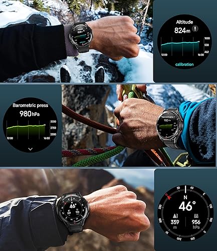 Miniatura 7 de OUKITEL Reloj inteligente con GPS para hombre, pantalla AMOLED de 1.43 pulgadas, reloj militar impermeable 5ATM, más de 150 modos deportivos, pista