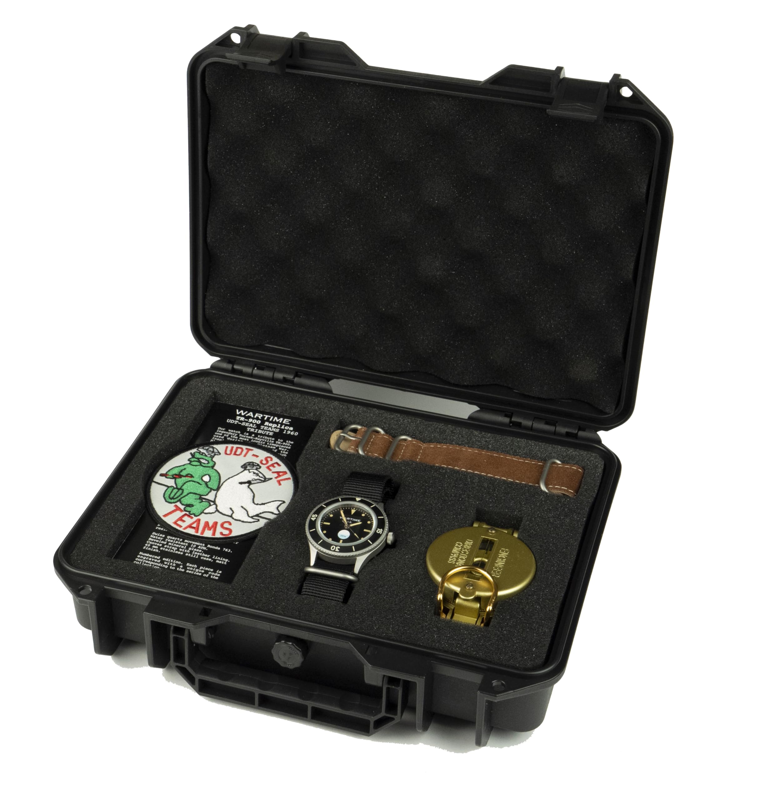 Wartime | TR-900 Orologio aereonautica militare uomo – Omaggio all’orologio militare del 1960 UDT Navy Seal Teams, design tattico vintage dalla precisione e durata moderne