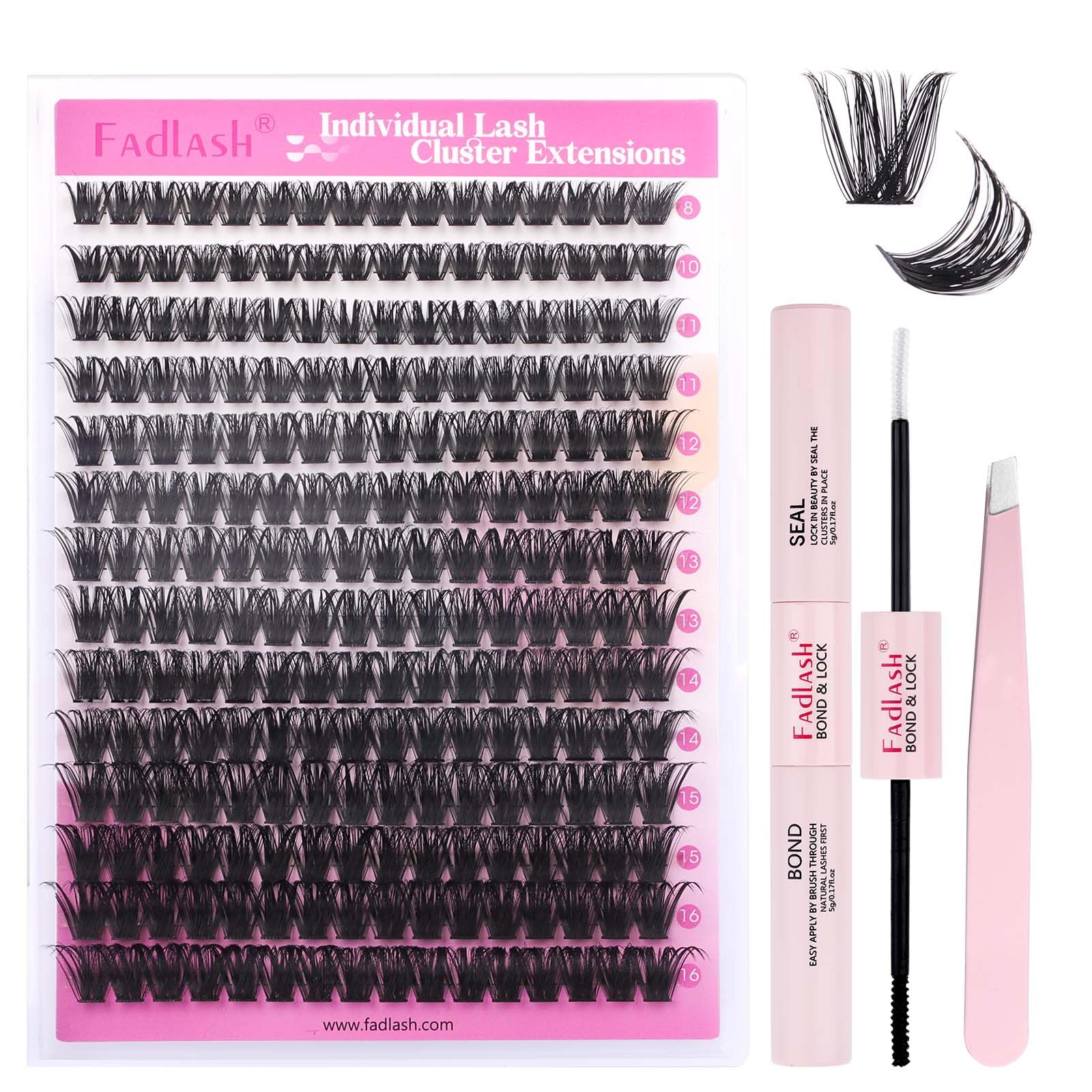 FADLASH Lash 120pcs 0.07mm D Curl 8-16mm 40D Mixed Trays Customizable DIY Eyelash Extensions for Beginners — view 27