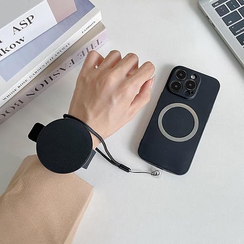 Miniatura 6 de Soporte de teléfono para correr para iPhone, soporte magnético giratorio de 360 grados, soporte para teléfono celular, magnético para todos los