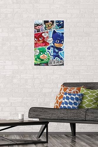 Miniatura 2 de Trends International PJ Masks - Póster de pared, 14.725 x 22.375 pulgadas, versión premium sin marco