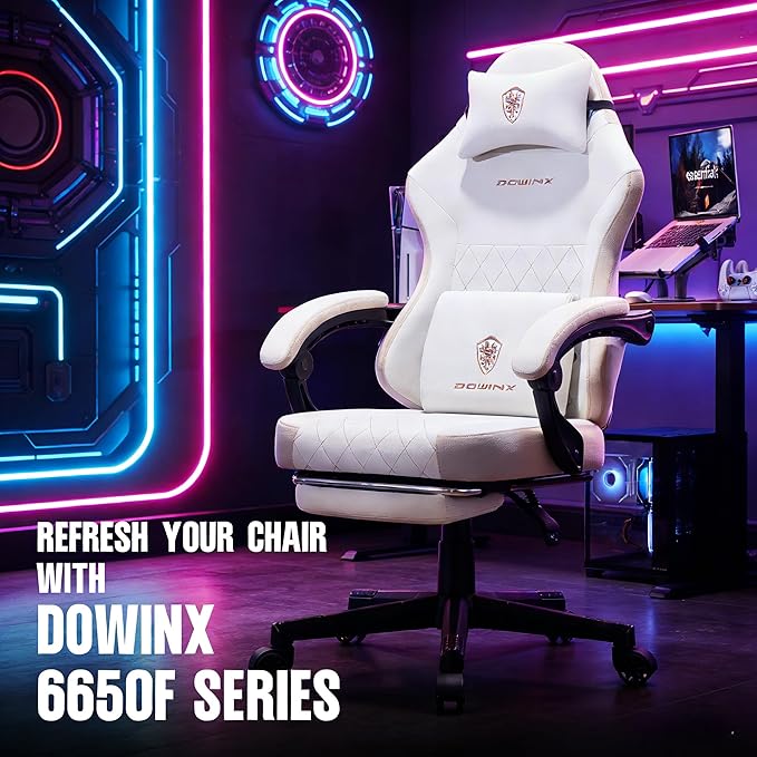 Silla Gamer Ergonómica con Respaldo Alto y Reposapiés, Color miniatura 8