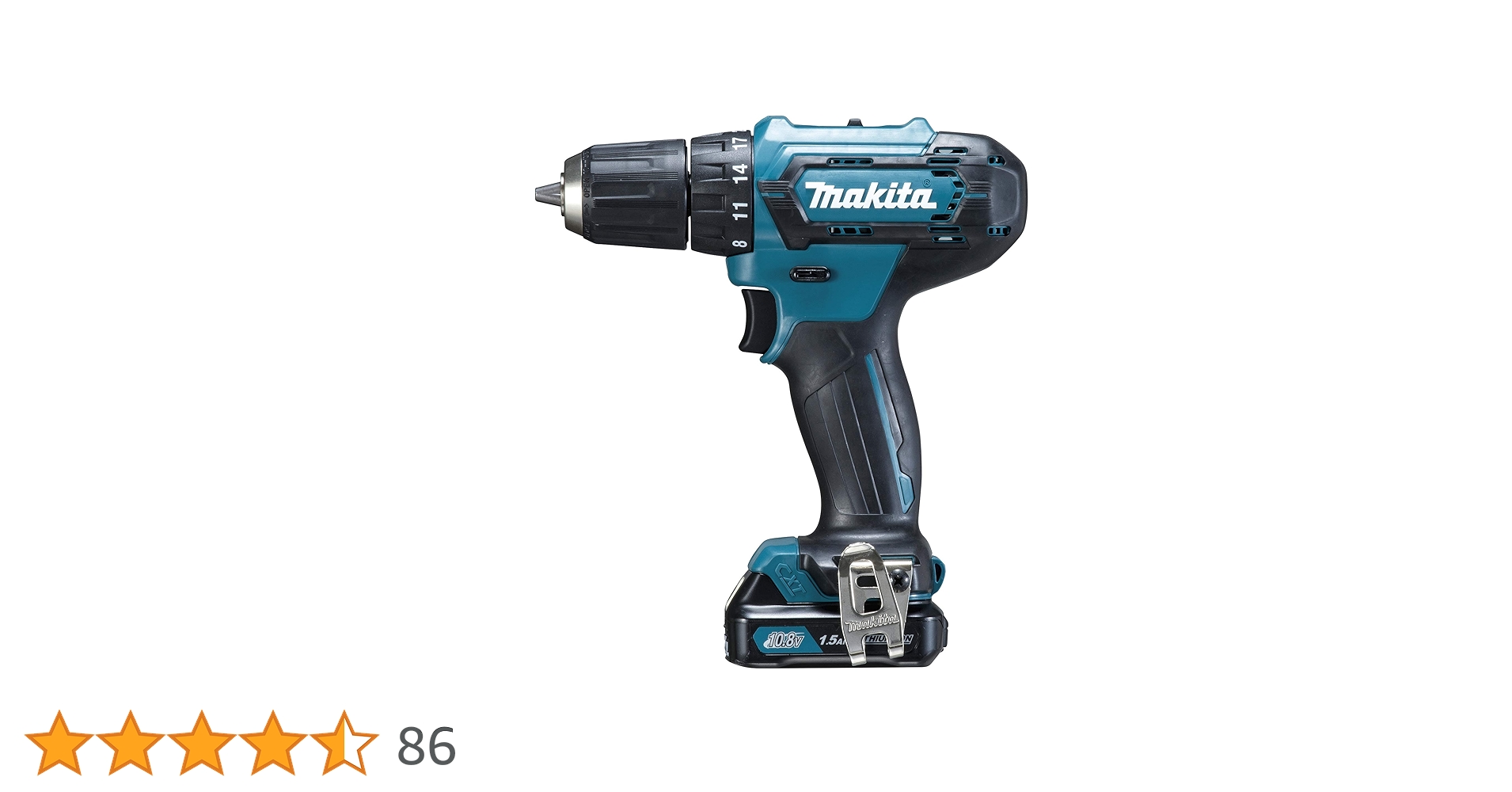 Amazon | マキタ(Makita) 充電式ドライバドリル 10.8V1.5Ah
