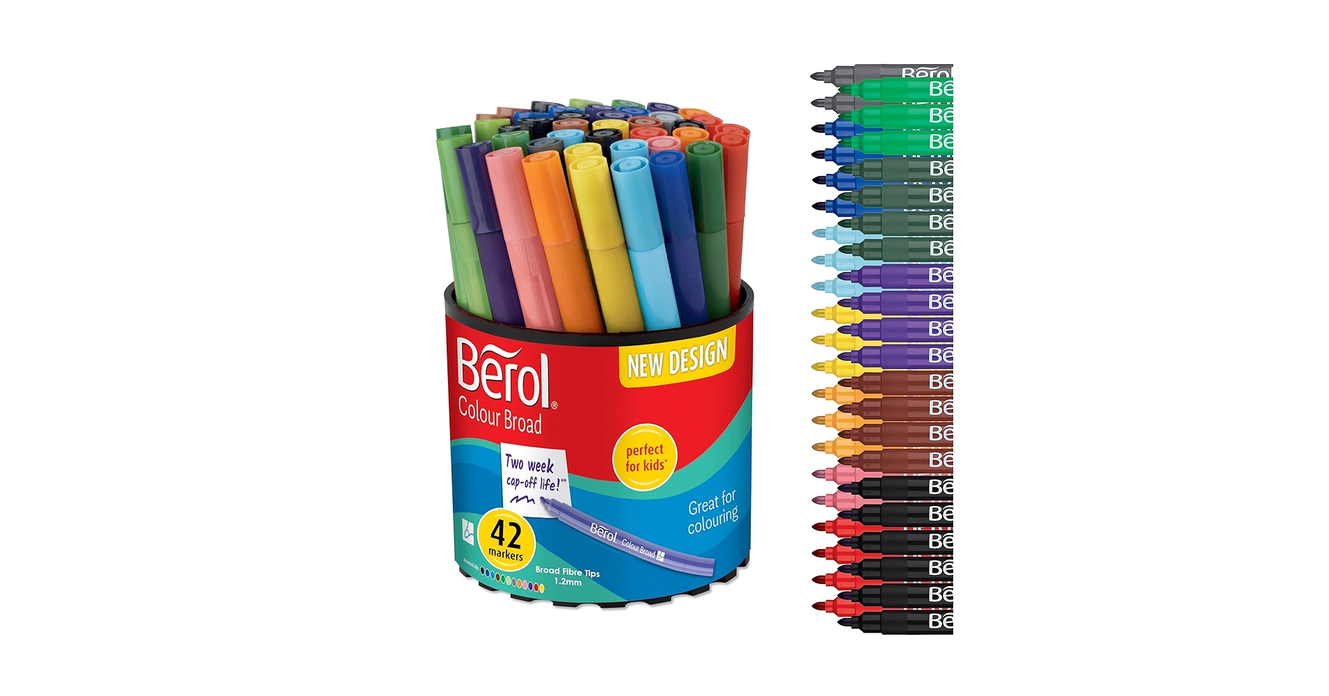 Amazon.co.jp: Berol Colour Broad Pen in Display Box