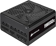 Corsair RM850x 80 PLUS Gold Vollmodulares 850 Watt ATX-Netzteil (135-mm-Lüfter mit Magnetschwebelager, Umfassende Kompatibilität, Japanische Kondensatoren, Extrem Schnelles Aufwachen) EU - Schwarz