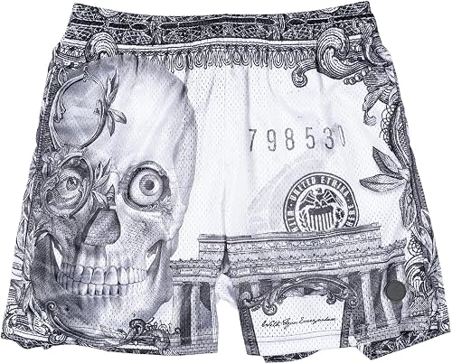 Ethika Mens Basketball Short 5 | Dead Dollars 5in (AST, S)