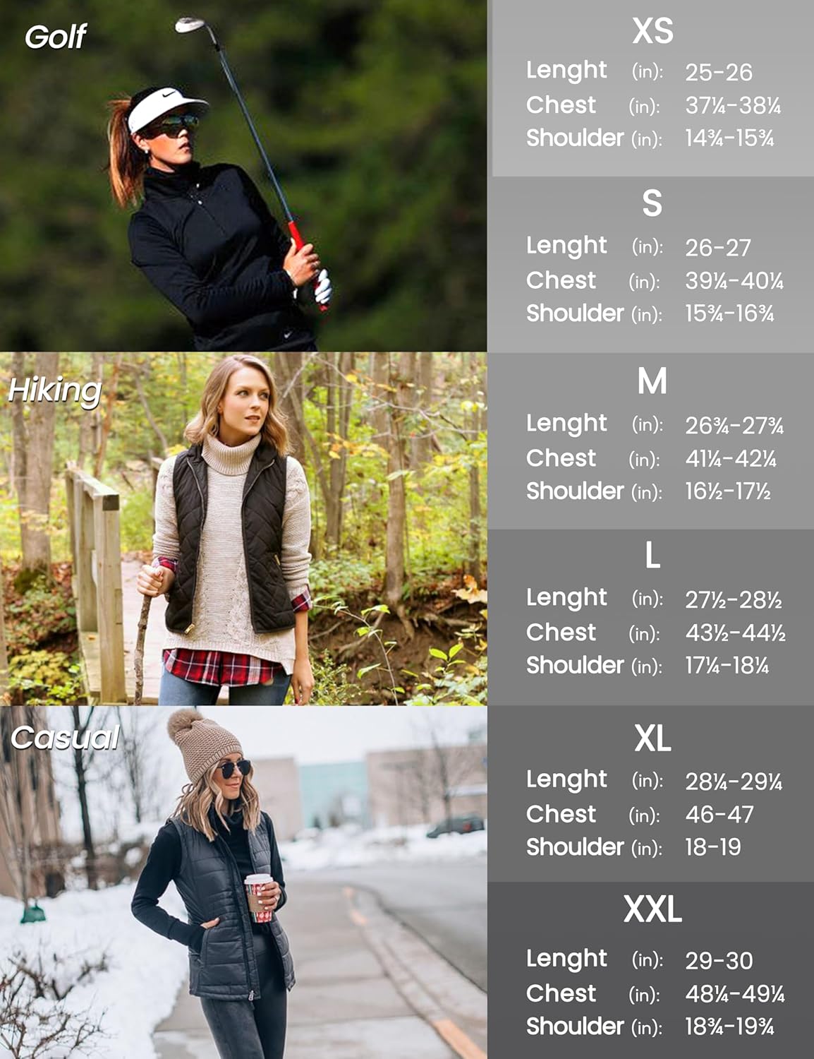 Little Donkey Andy Women's Golf Vest Warm Fleece Lined Sleeveless Jacket for Hiking Travel Running - Image 7