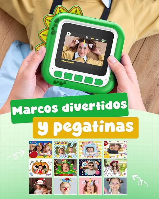 Foto 4 de 8 de KOKODI Cámara de impresión instantánea para niños, cámaras para niños pequeños