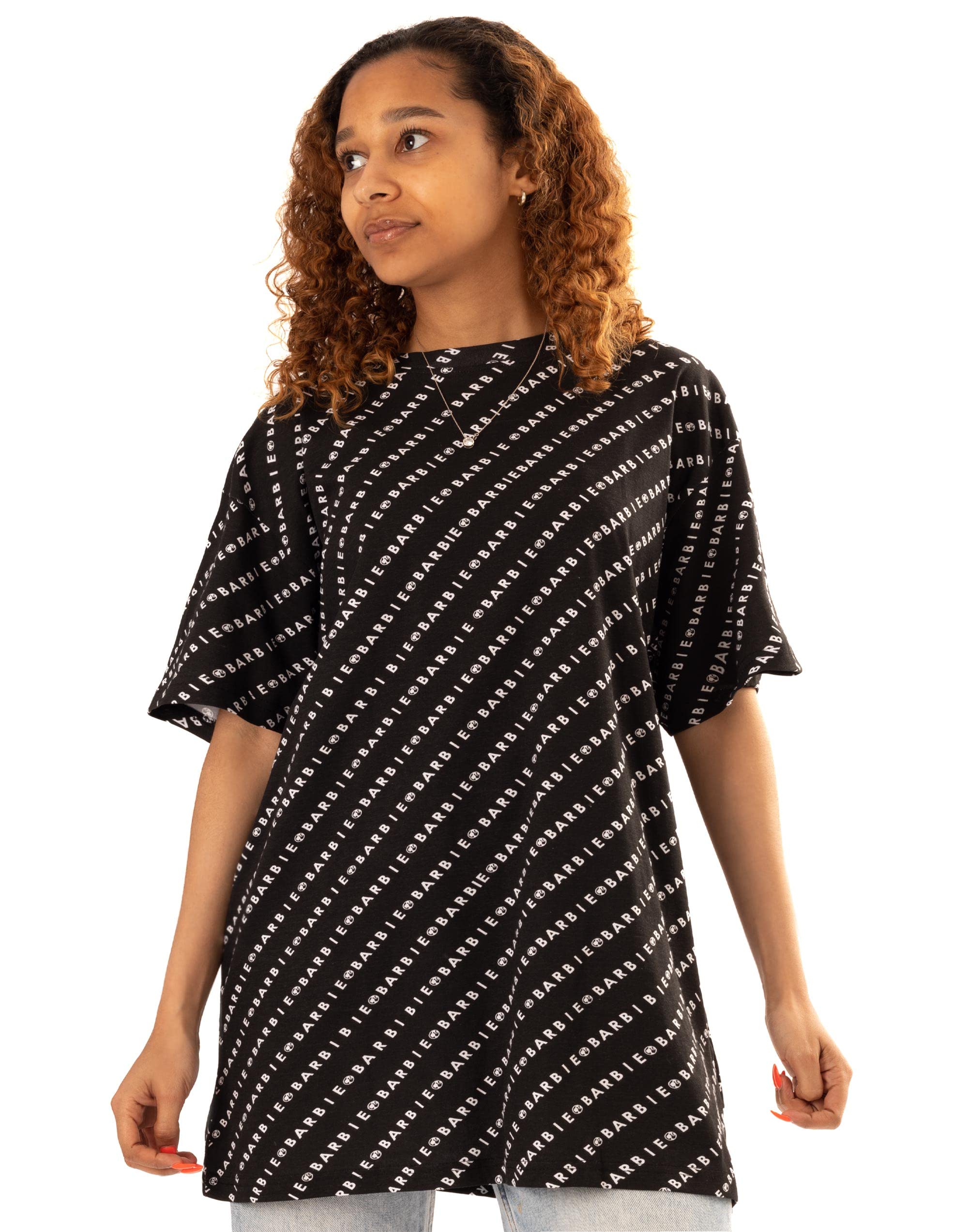 Barbie Women's Oversized T-Shirt - Black - Size Medium
