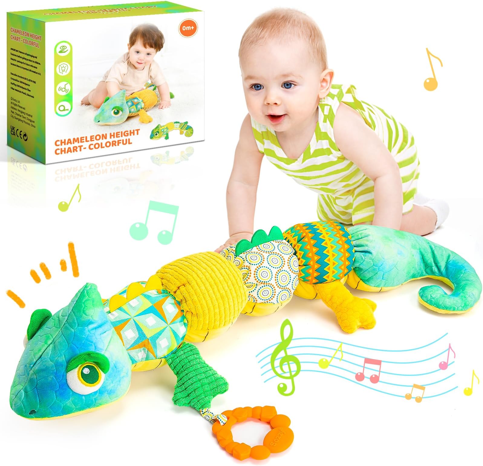 Baby Sensory Toys 0-12 Months - Montessori Newborn Gifts for Babies and Toddlers - Soft Developmental Toys