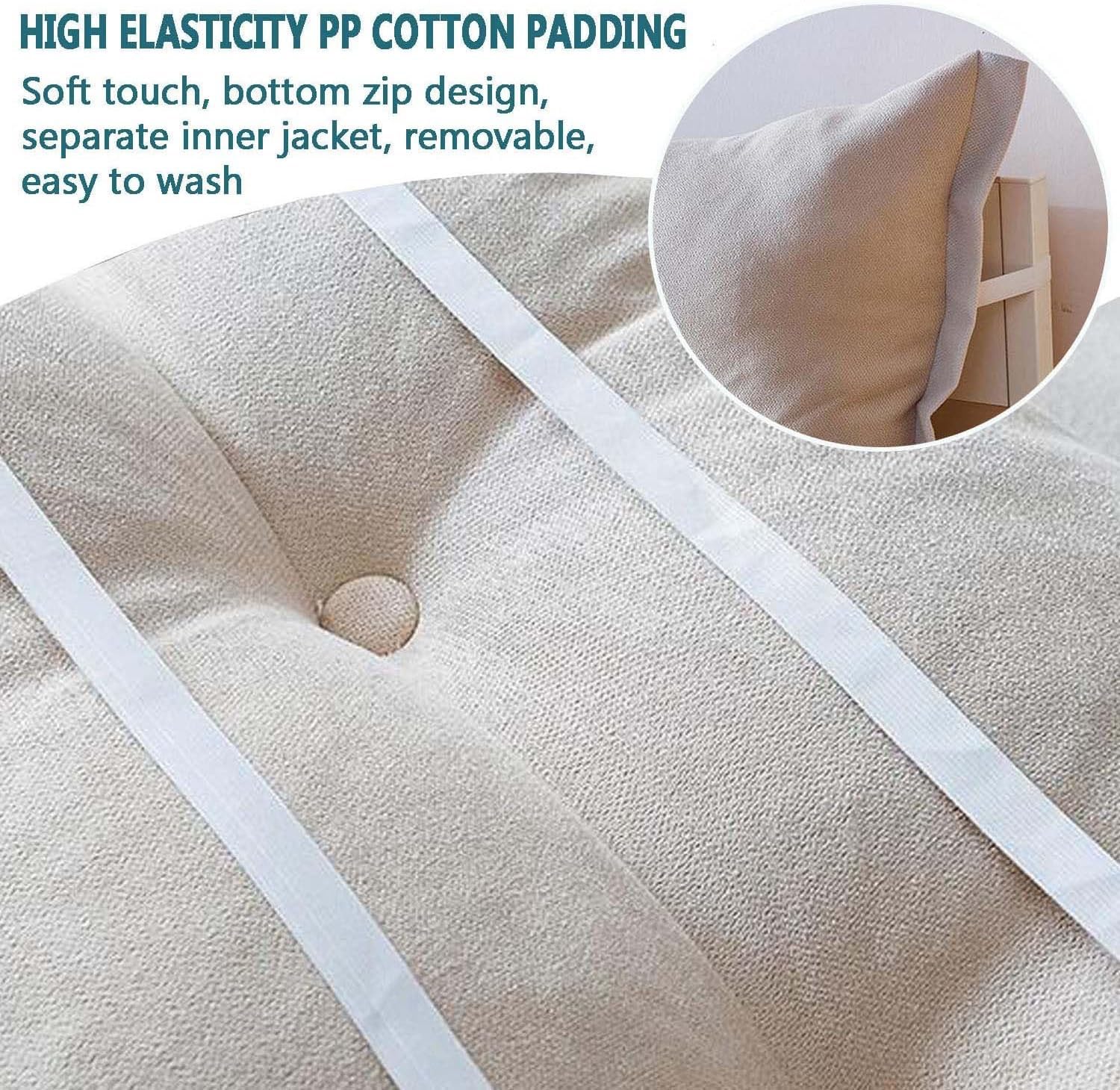CCXXYGWJ Almohada de Cuña Triangular 80x50x20cm - Soporte Lumbar para Lectura y Relajación del Respaldo - Respaldo Acolchado para Cabeceros y Comodidad