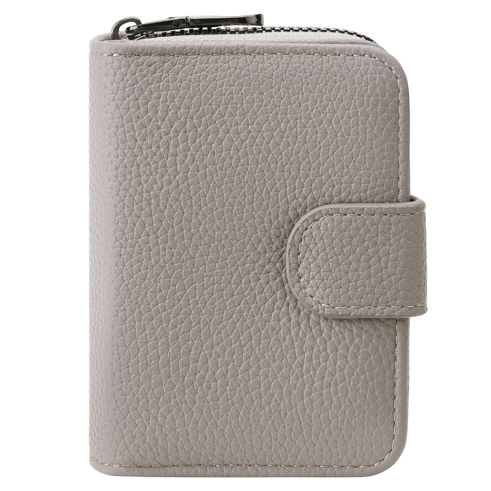 FALAN MULE Credit Card Holder for Women Small Leather RFID Blocking Security Card Wallet with ID Window