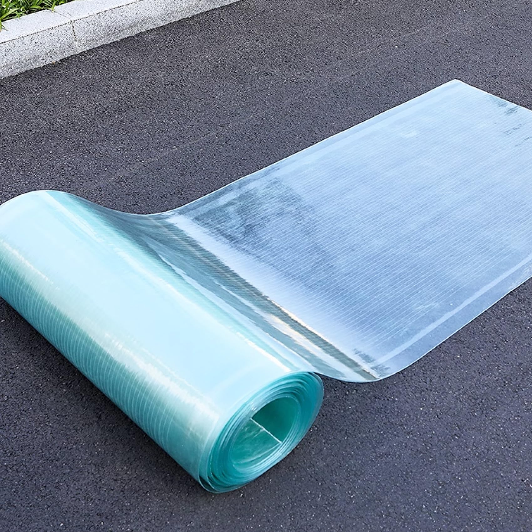 Hojas flexibles de policarbonato para techos de invernadero de 1 mm, paneles de plástico para invernadero, láminas de techo para 27 x 197 pulgadas, resistentes a los rayos UV, fácil instalación