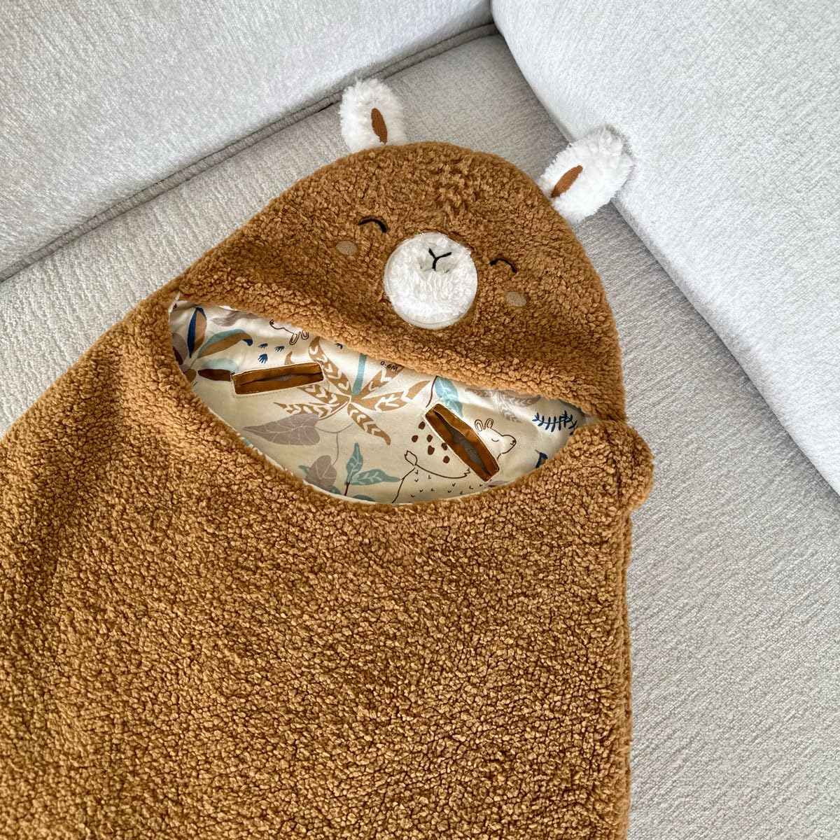 Petit Béguin - Nid d'ange en sherpa Lamascotte