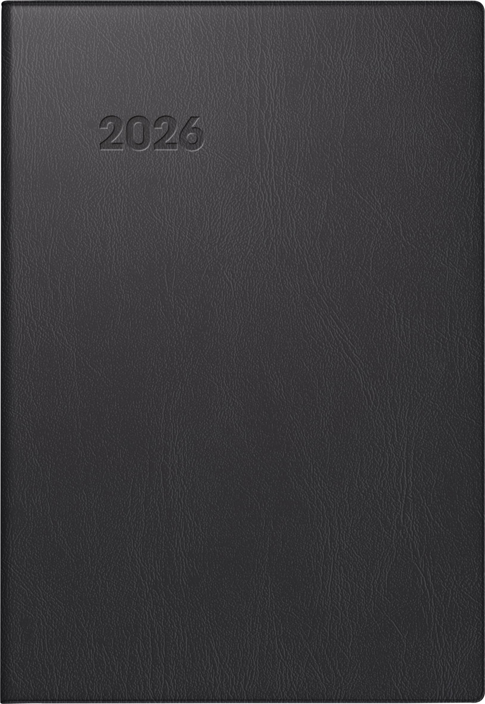 BRUNNEN Pocket Calendar Model 723 '26 | A7, Plastic, Black