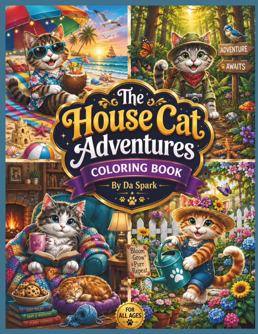 The House Cat Adventures Coloring Book