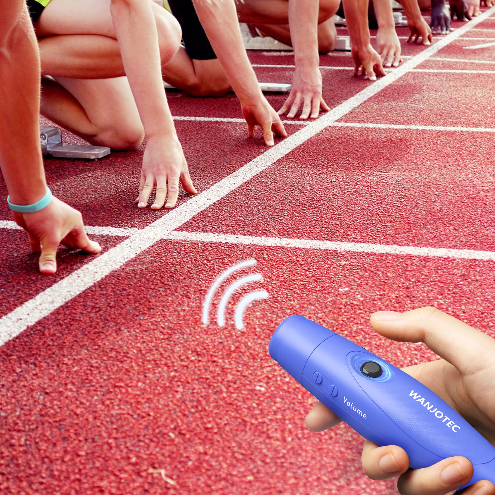 Fischietto elettronico per insegnante e allenatore, 3 toni, regolabile, 130 dB, ad alto volume, fischietti elettrici di emergenza per arbitro, fischietti sportivi all'aperto con cordino